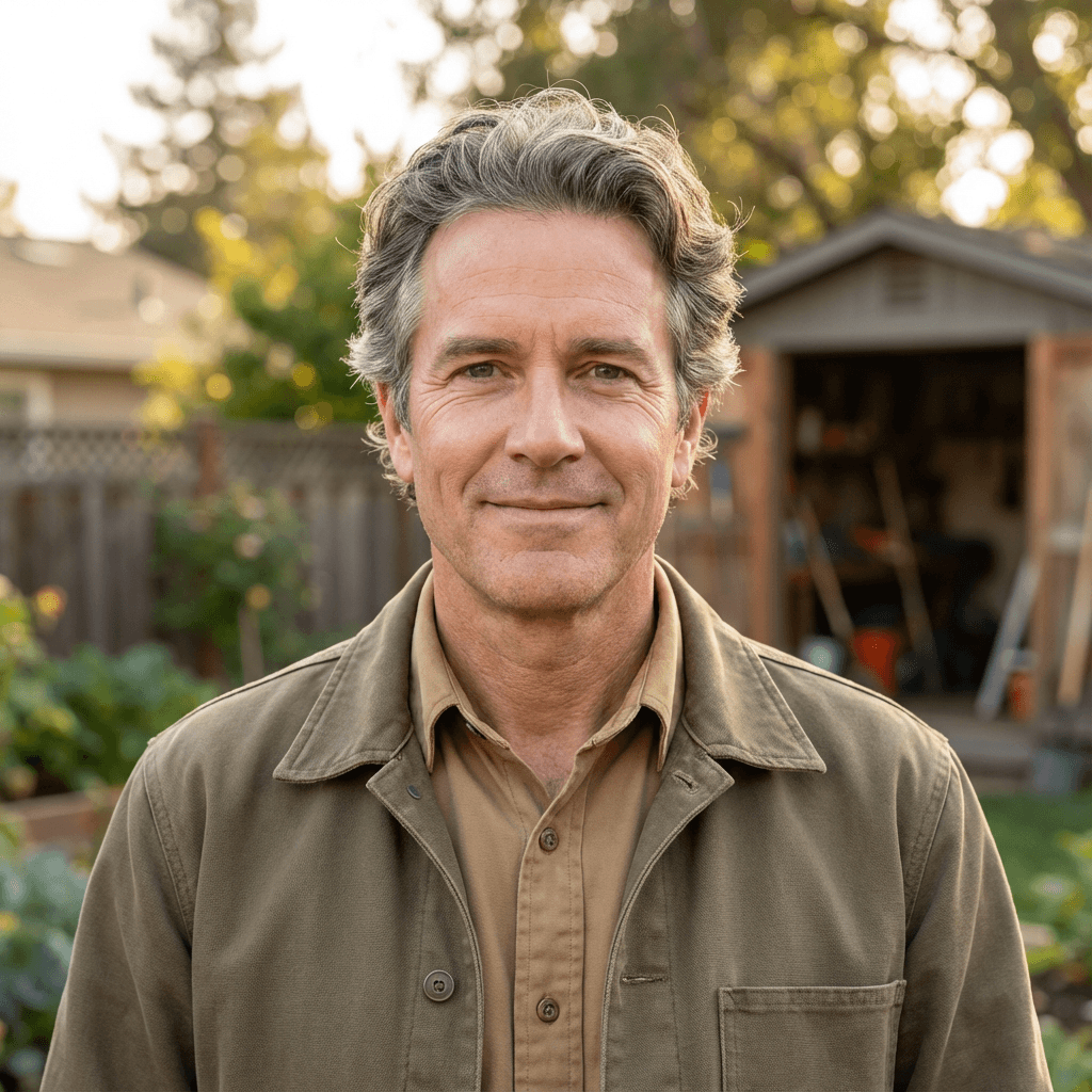 David Thompson with his Banana Glow purchase