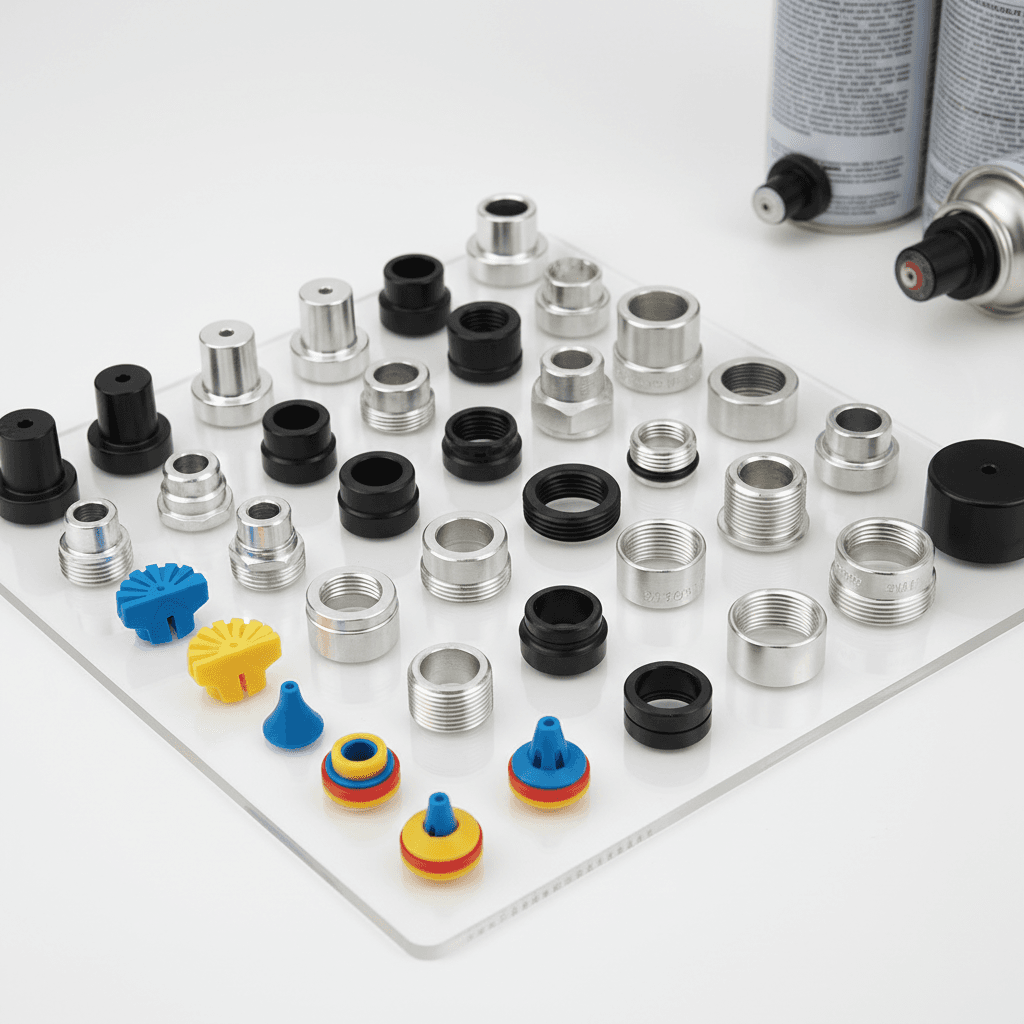 Close-up detail of Banana Glow airbrush precision spray nozzle and paint delivery system